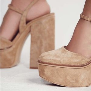 Free People Chunky Platform Heels